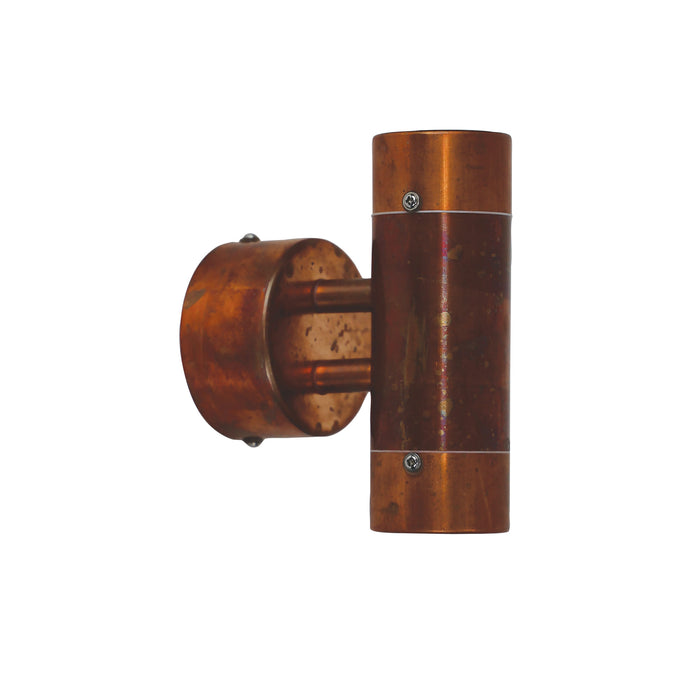 Comma 2 Light Copper Wall Light