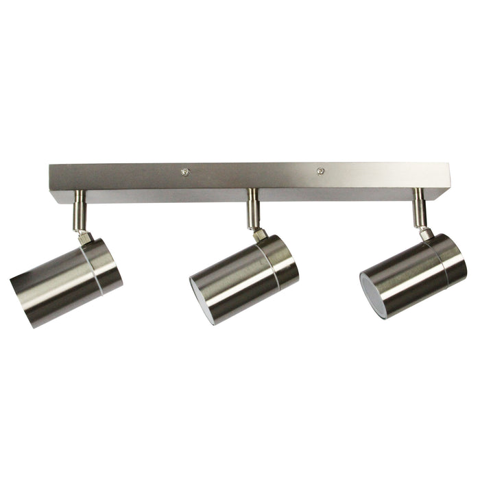 Zeta Triple Stainless Steel Spotlight