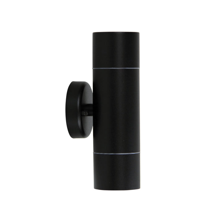 Zeta Up/Down Black Wall Light
