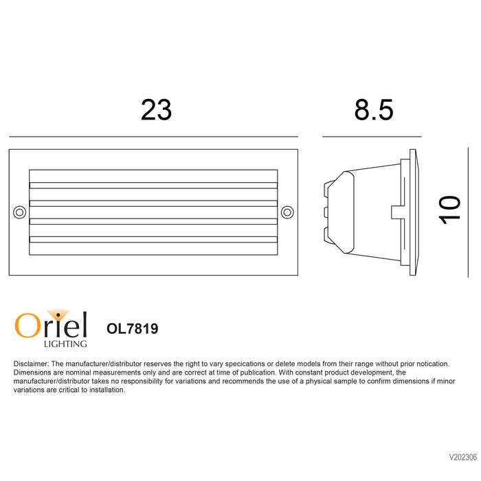 Brick Light 316 Stainless Steel