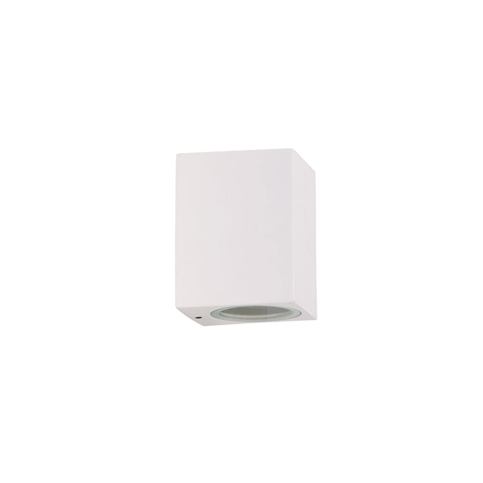 Atlas Down White Wall Light