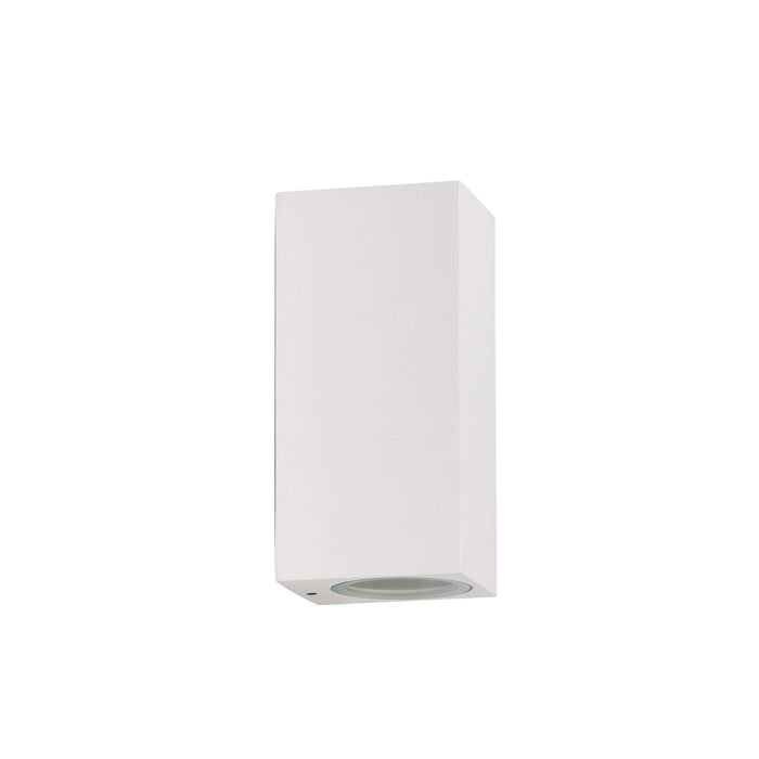 Atlas Twin White Wall Light