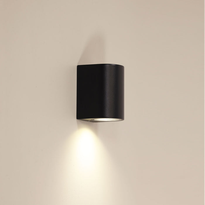 Hera Down Black Wall Light