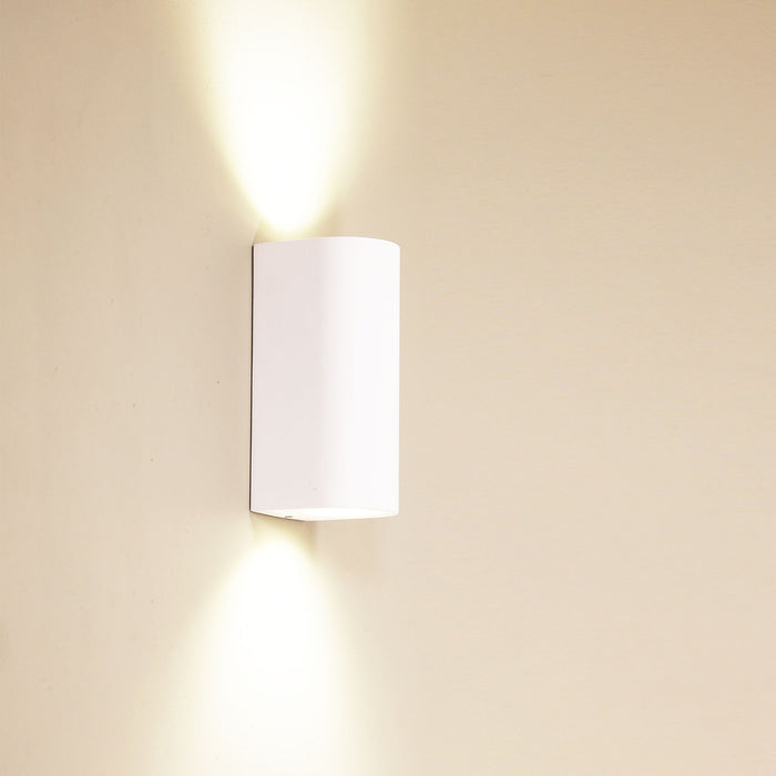 Hera Twin White Wall Light