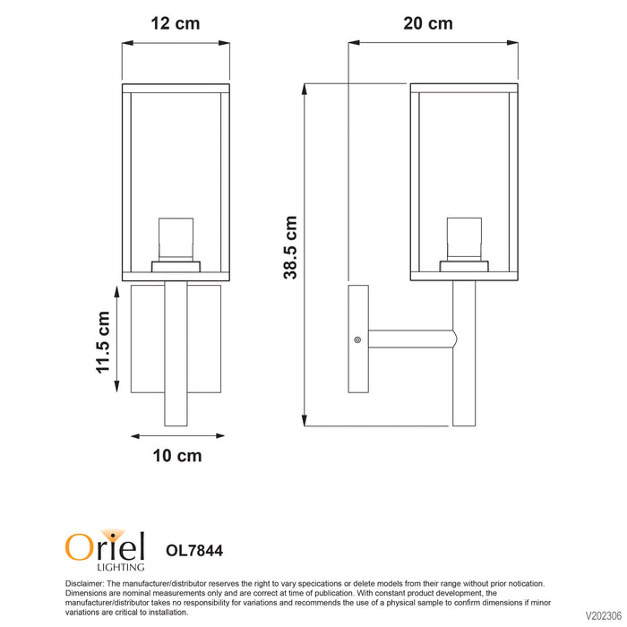 Pandora Wall Bracket Wall Light