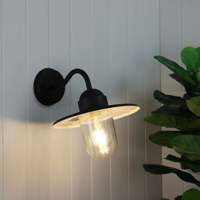 Alley Black Wall Light