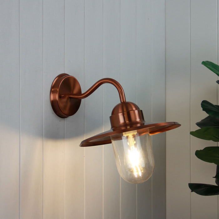 Alley Copper Wall Light