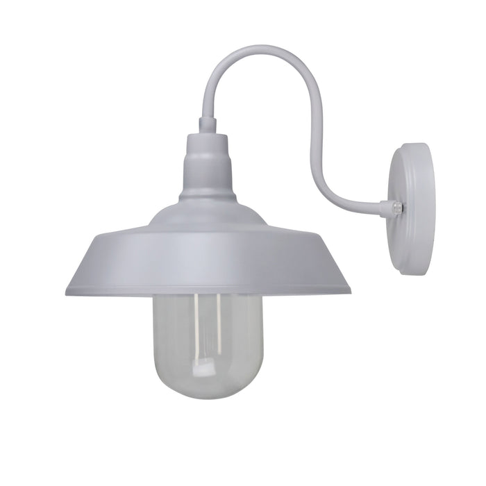 Hudson White Wall Light