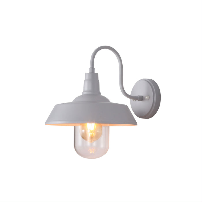 Hudson White Wall Light