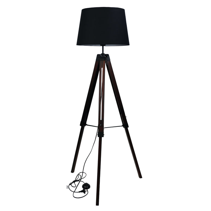 Trevi Complete Black Floor Lamp