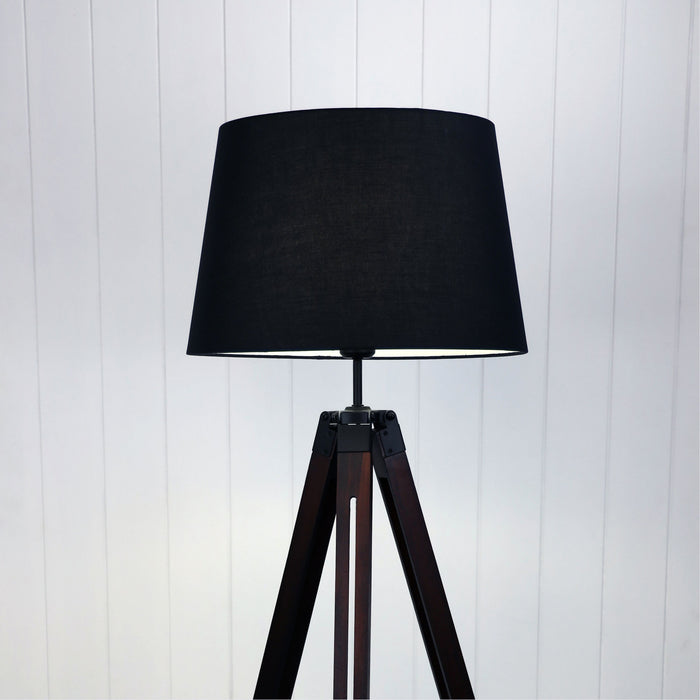 Trevi Complete Black Floor Lamp