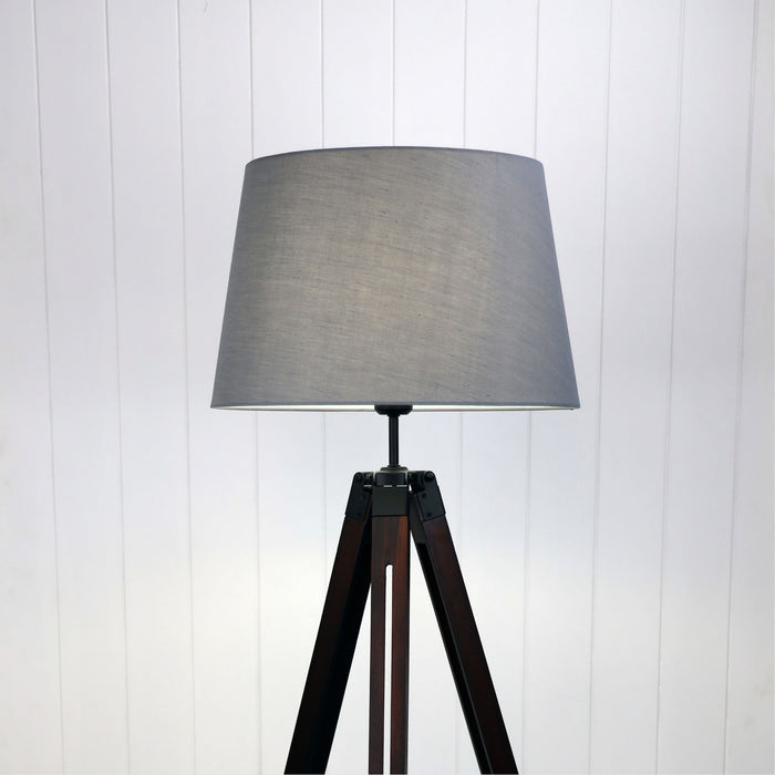 Trevi Complete Grey Floor Lamp