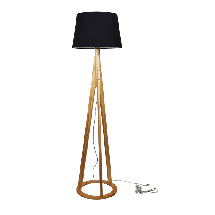 Stabb With Black Tapered Lamp