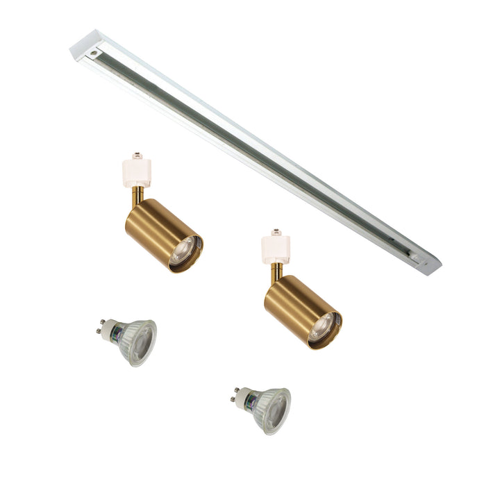Bridge.2 Track White + Brass Light