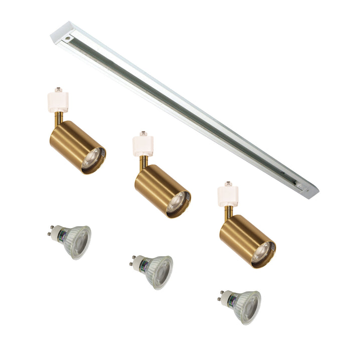 Bridge.3 Track White + Brass Light