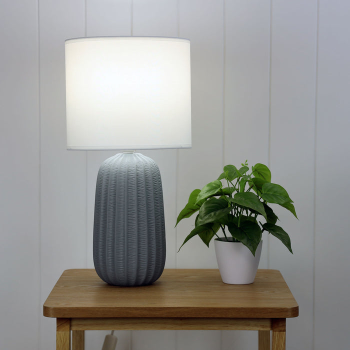 Benjy.25 Grey Table Lamp