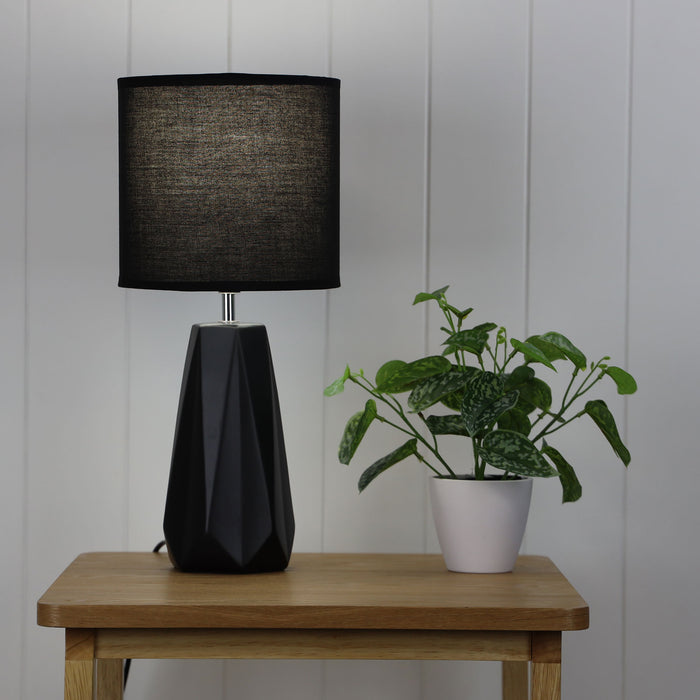 Shelly Black Table Lamp