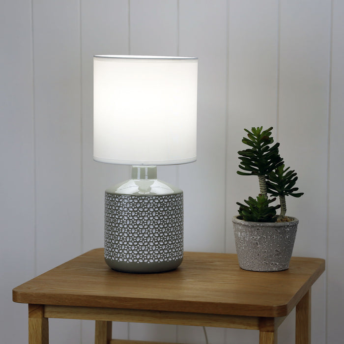 Celia Grey Table Lamp