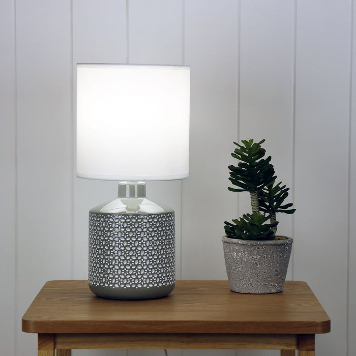Celia Grey Table Lamp