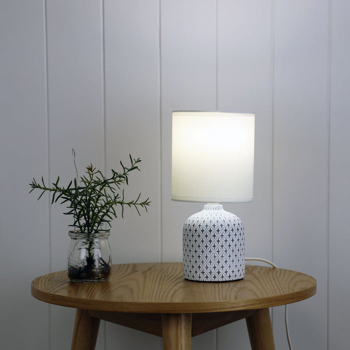 Vera White Table Lamp