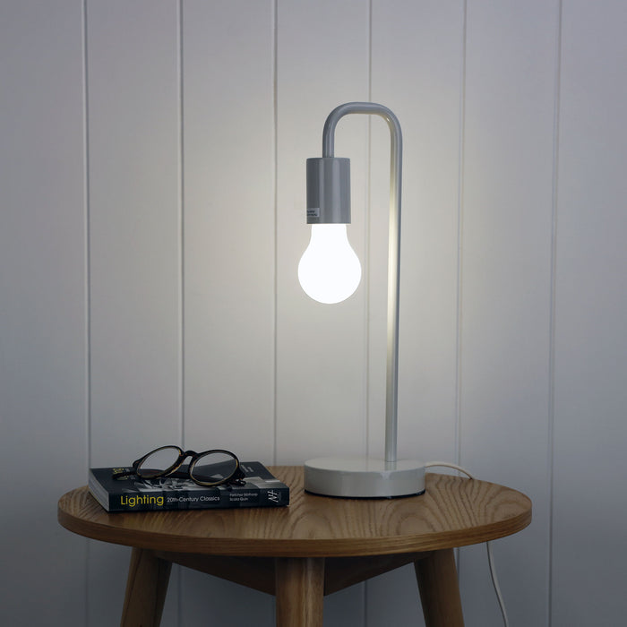 York Grey Table Lamp