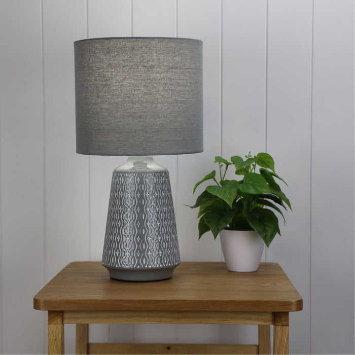 Moana Grey Table Lamp