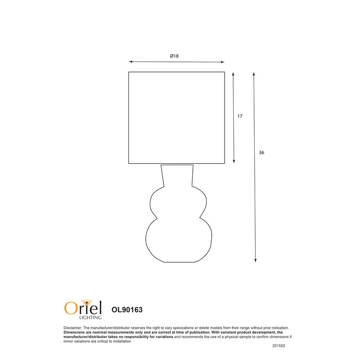 Holla Black Table Lamp