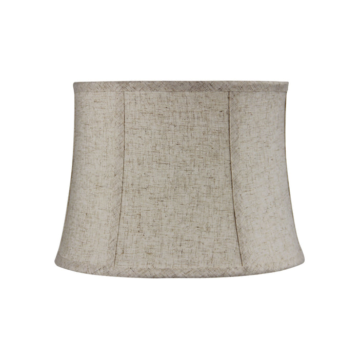 35Cm Harp Mount Flax Linen Shade Lamp