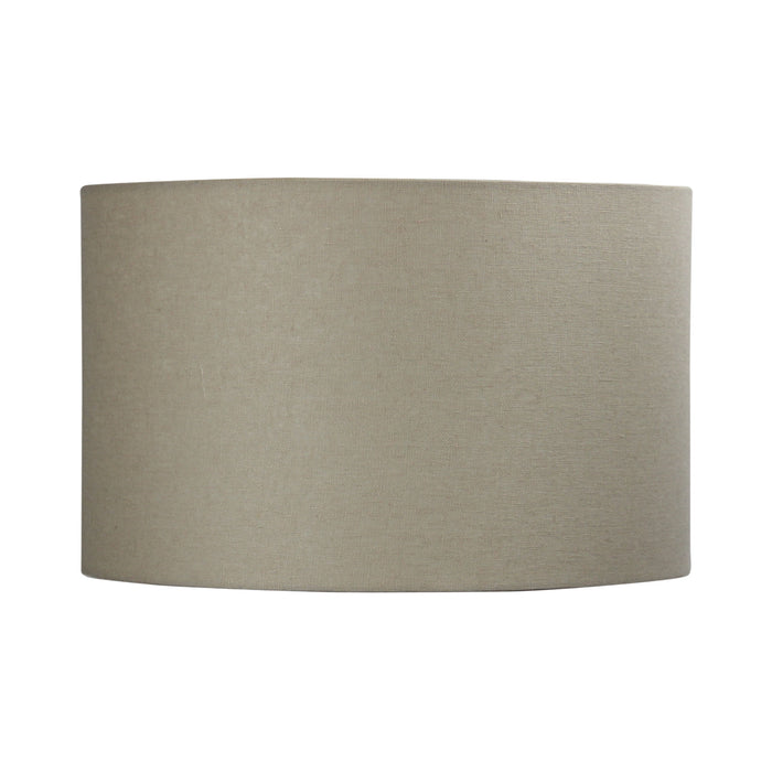 40Cm Drum Canvas Burlap Shade Floor Lamp