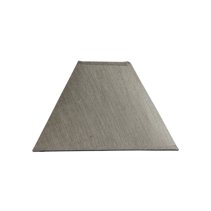 28Cm Square Shade Silver Table Lamp