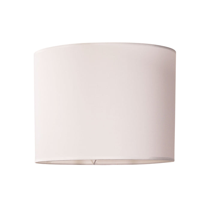 40Cm Drum Shade White Floor Lamp