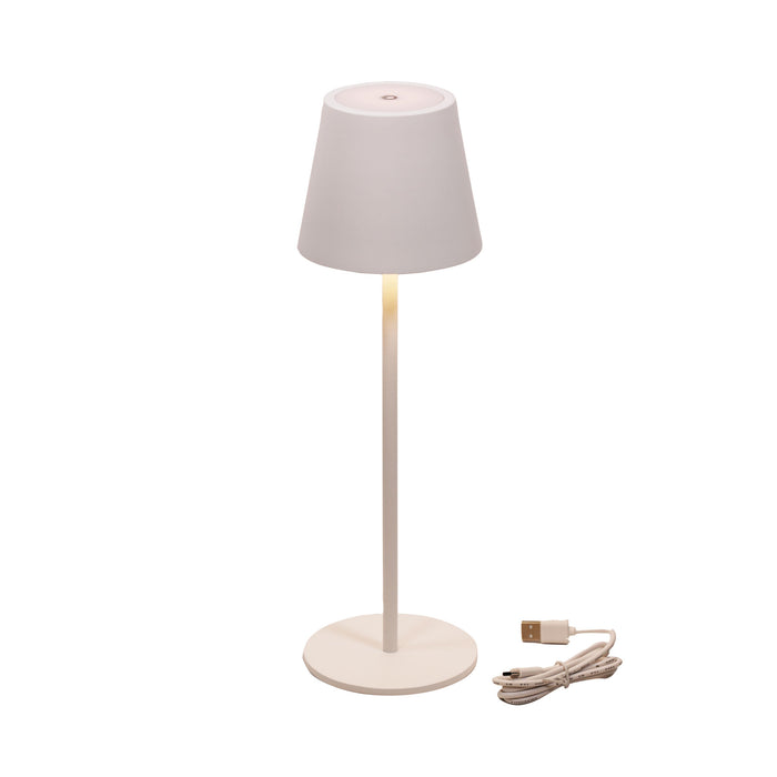 Mindy White Table Lamp