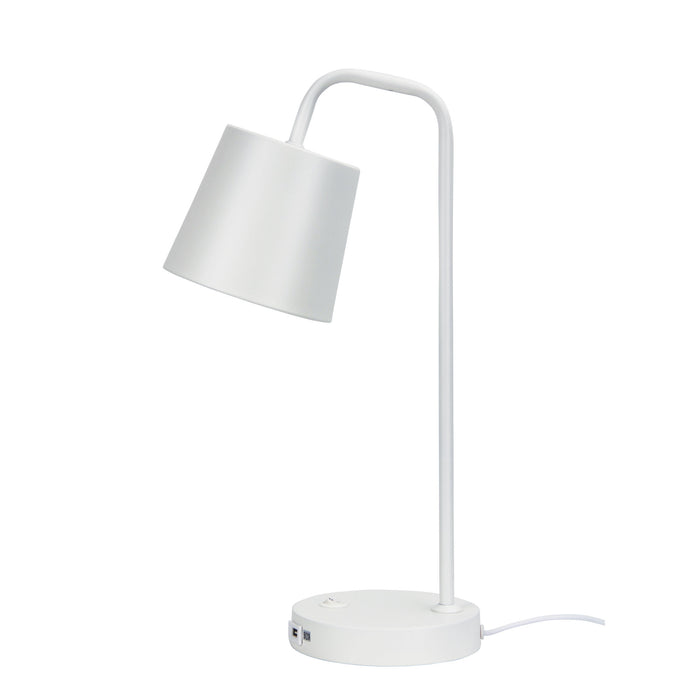 Henk White Desk Lamp