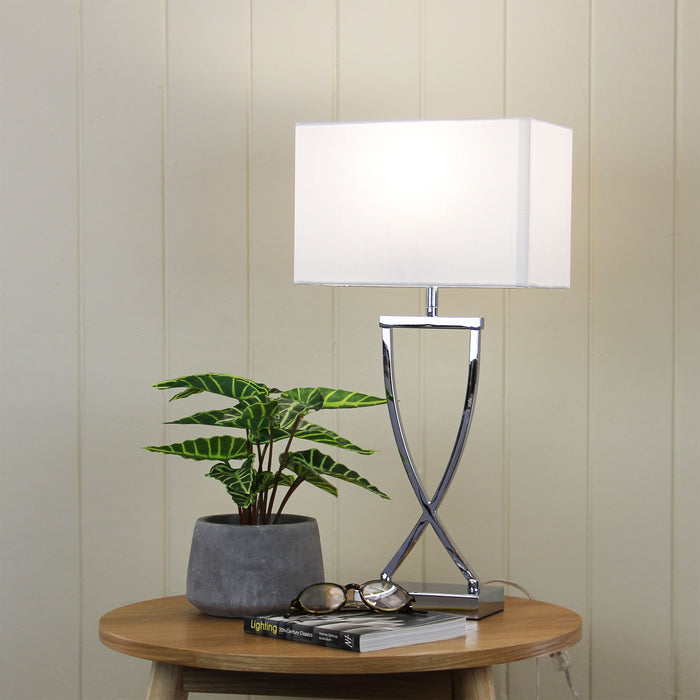 Chi Chrome Lamp