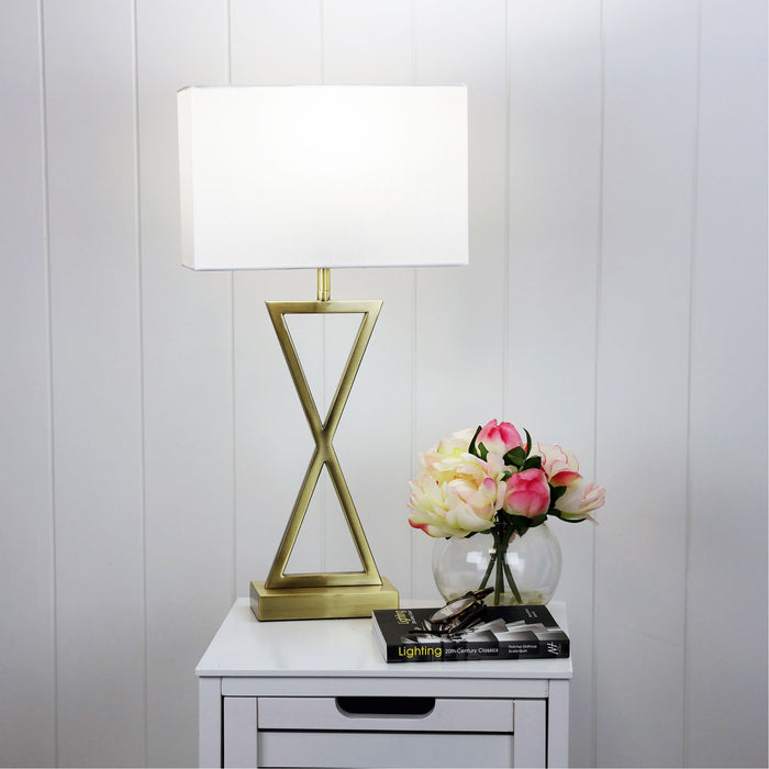 Kizz Antique Brass Lamp