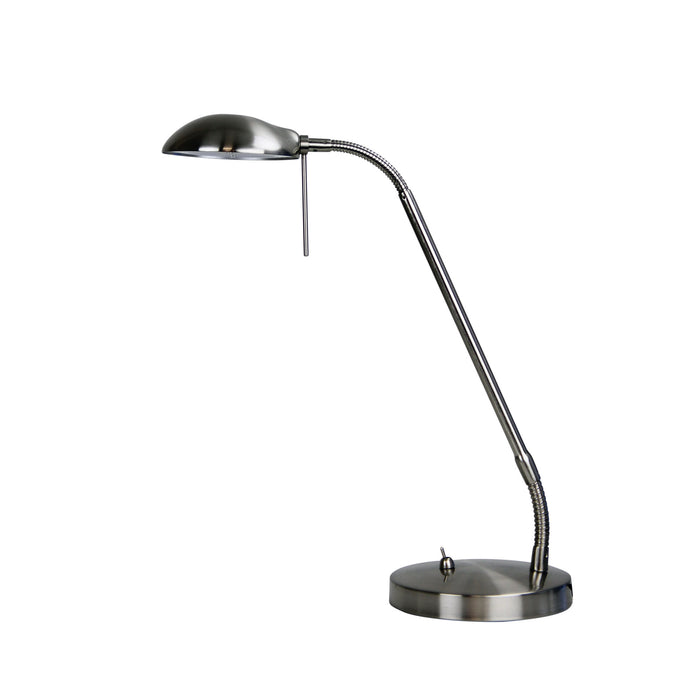 Timo Brushed Chrome Desk Lamp