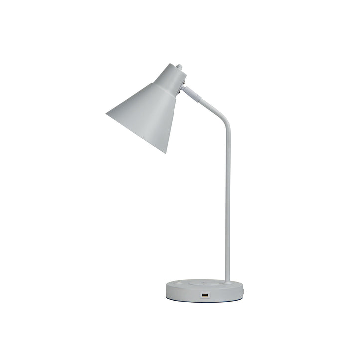 Targa White Desk Lamp