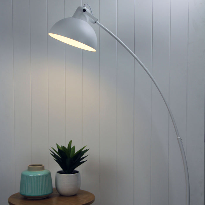 Lago White Floor Lamp