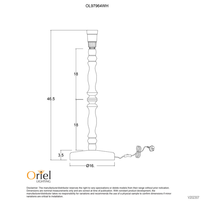 Rosalie 46 Table Lamp