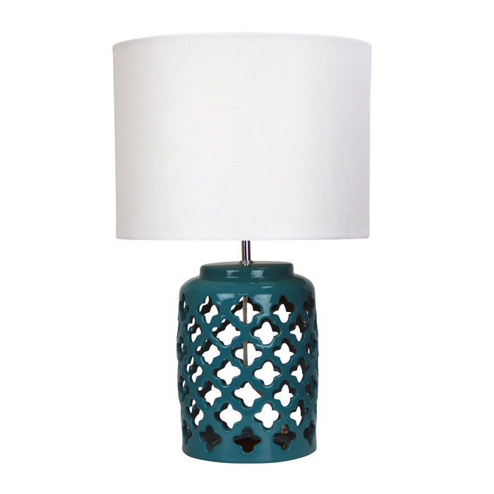 Casbah Teal Table Lamp