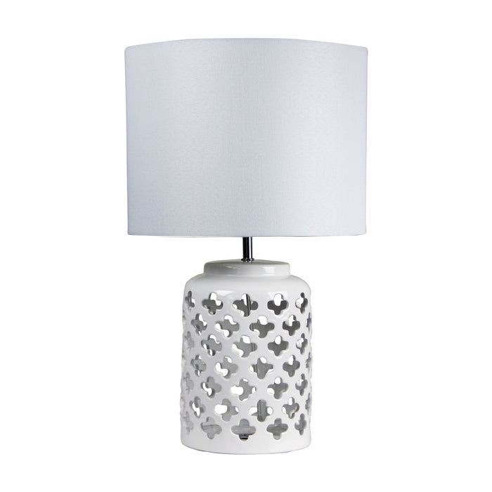 Casbah White Table Lamp