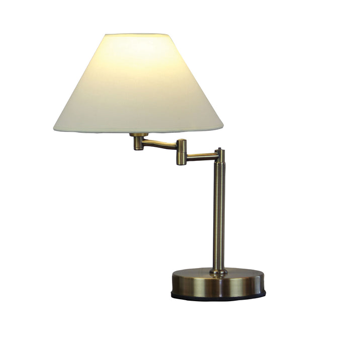Zoe Antique Brass Lamp