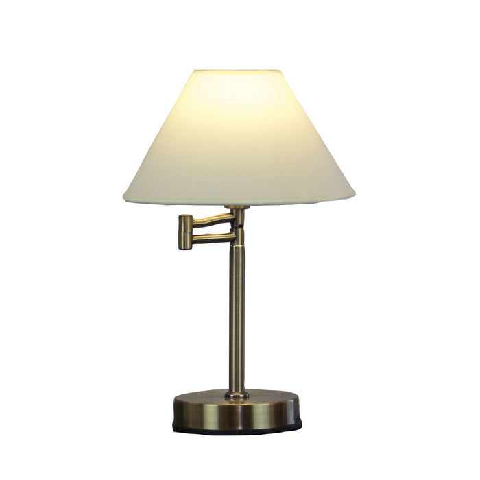 Zoe Antique Brass Lamp