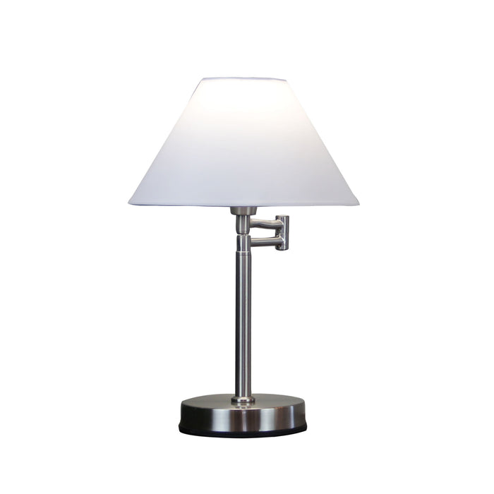 Zoe Brushed Chrome Lamp