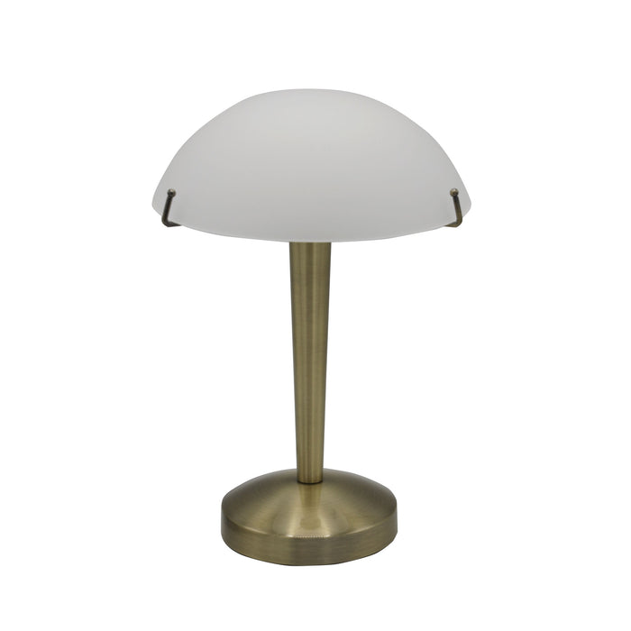Ruby Antique Brass Lamp