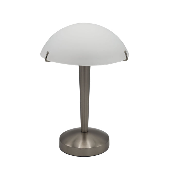 Ruby Brushed Chrome Lamp