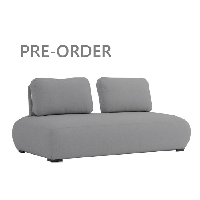 Ora Two Seater Outdoor Lounge - Charcoal