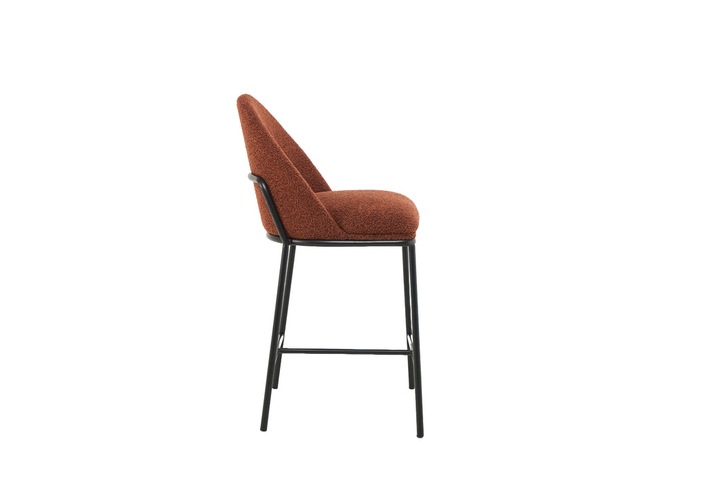 Oslo Bar Stool Terracotta (Set of 2)