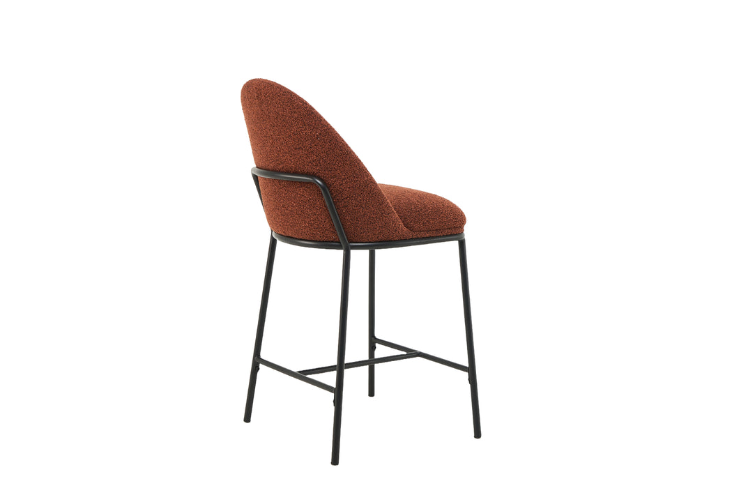 Oslo Bar Stool Terracotta (Set of 2)