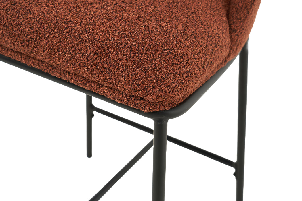 Oslo Bar Stool Terracotta (Set of 2)